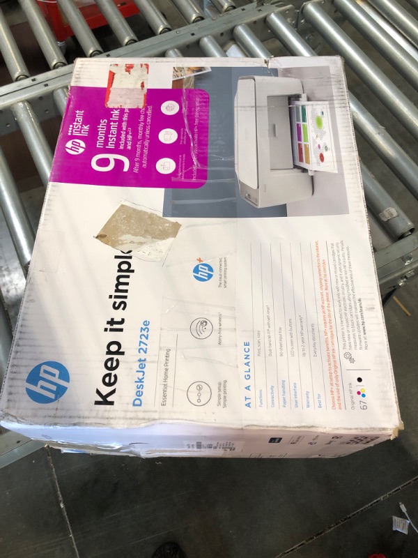 Photo 2 of HP DeskJet 2723e All-in-One Printer with Bonus 9 Months of Instant Ink