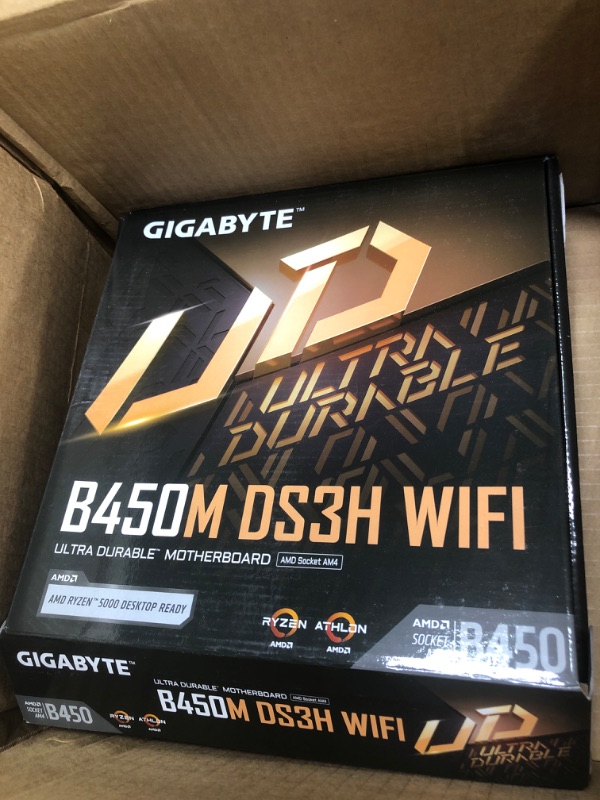 Photo 3 of 
4.3 4.3 out of 5 stars 50 Reviews
Micro Center AMD Ryzen 5 3600 6-Core, 12-Thread Unlocked Desktop Processor with Wraith Stealth Cooler Bundle with GIGABYTE B450M DS3H WiFi MATX Gaming Motherboard