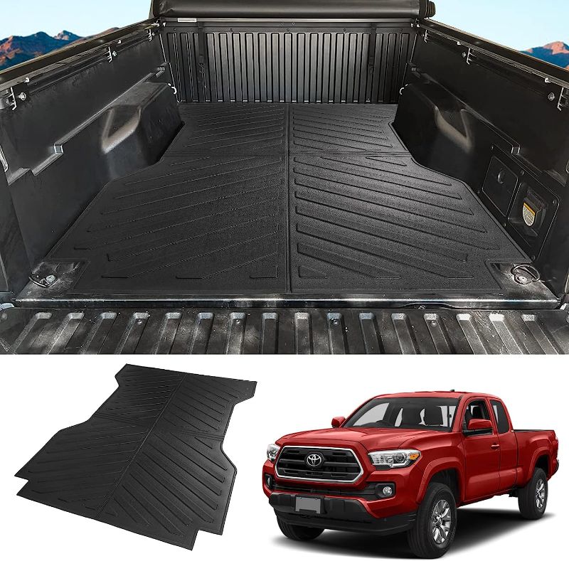 Photo 1 of Bomely Fit 2005-2023 Toyota Tacoma Bed Mat Truck Bed Liner 6ft Long Bed 2022 Tacoma Accessories (6ft Long Truck Bed Mat)
