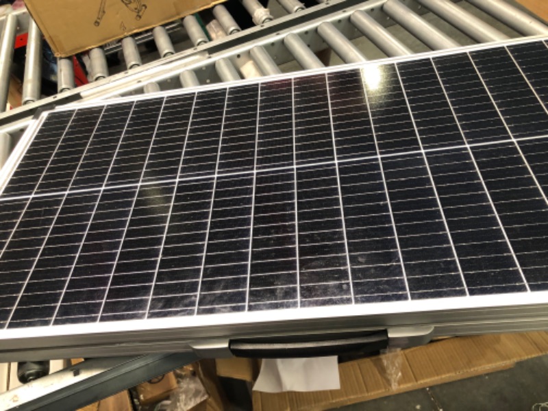 Photo 4 of  Solar Legacy Series 180-Watt Portable Solar Panel Kit with Integrated Charge Controller and Carrying Case. Off-Grid Solar Power for RV Battery Charging - USP1003
