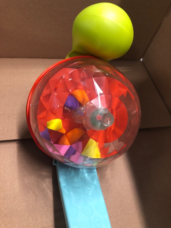 Photo 1 of B. Play – Ball Popper & Walker – Push Toy for Baby, Toddler – Light-Up Turtle Toy for Crawling or Walking – Removable Handle – 1 Year + – Walk ‘n’ POP!
