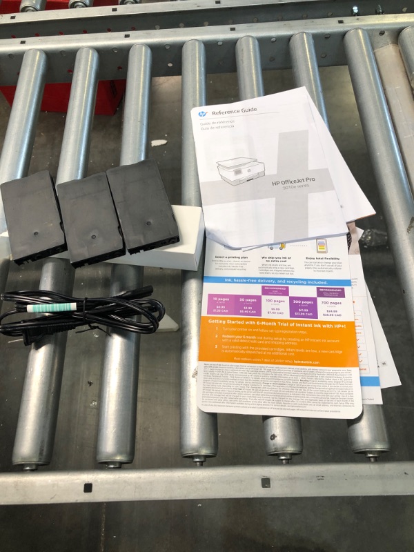 Photo 1 of HP OfficeJet Pro 9015e Wireless Color All-in-One Printer with bonus 6 months Instant ink with HP+ (1G5L3A),Gray