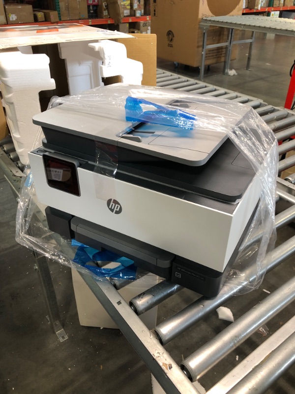 Photo 1 of HP OfficeJet Pro 9015e Wireless Color All-in-One Printer with bonus 6 months Instant ink with HP+ (1G5L3A),Gray