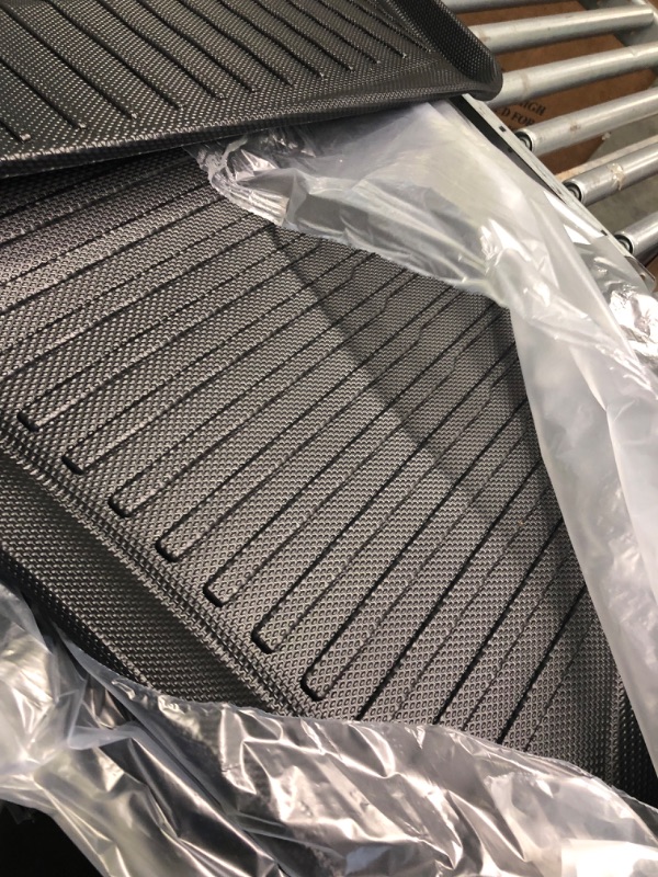 Photo 1 of ZIMABLUE Trunk Mats Compatible with Tesla Model Y 2023 2022 2021 2020, Front Trunk Liner/Rear Trunk Liner/Rear Well Liner,All-Weather Cargo Liners Waterproof Durable Odourless TPE Material,Set of 3 Front Trunk&Rear Trunk&Rear Well Liner