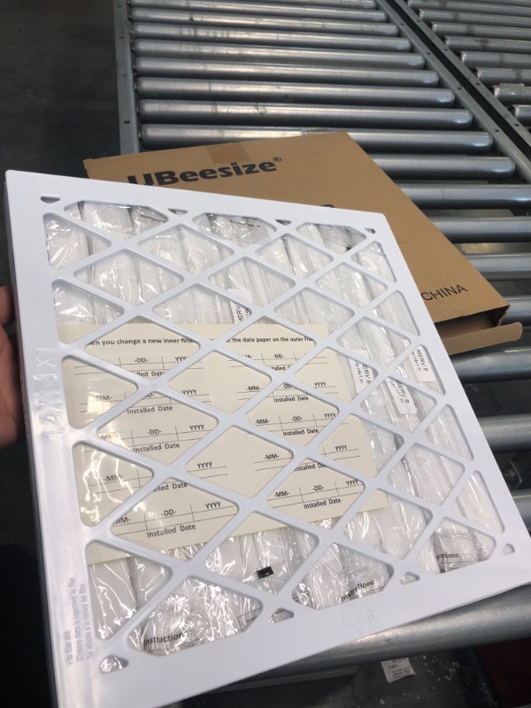 Photo 4 of  Reusable Air Filter 14x14x1 (9-Pack), MERV 8 MPR 700 AC/HVAC Furnace Filters,Deep Pleated Air Cleaner, (Actual Size 13.5" x 13.5" x 0.8"),1x Reusable ABS Frame+9 x Filter,Breathe Fresher 14x14x1 1 frame + 9 Filters MERV8 Air Filter