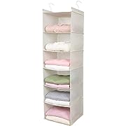 Photo 1 of 
MAX Houser 6 Tier Shelf Hanging Closet Organizer, Cloth Hanging Shelf with 2 Sturdy Hooks for Storage, Foldable (Beige)MAX Houser 6 Tier Shelf Hanging Closet Organizer, Cloth Hanging Shelf with 2 Sturdy…