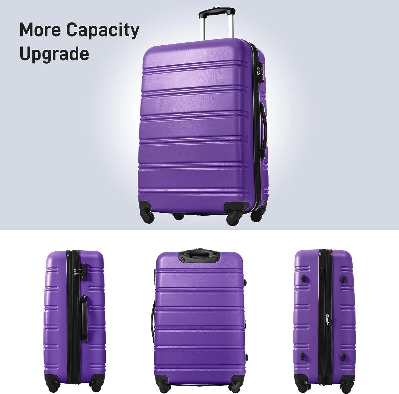 Photo 1 of 
Merax Luggage  Carry on Luggage Airline Approved,Hard Case Luggage Expandable Checked Luggage SuitcaseWheels