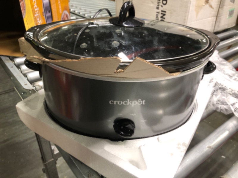 Photo 4 of Crock-Pot Scv700-kc 7-Qt. Slow Cooker (Charcoal)