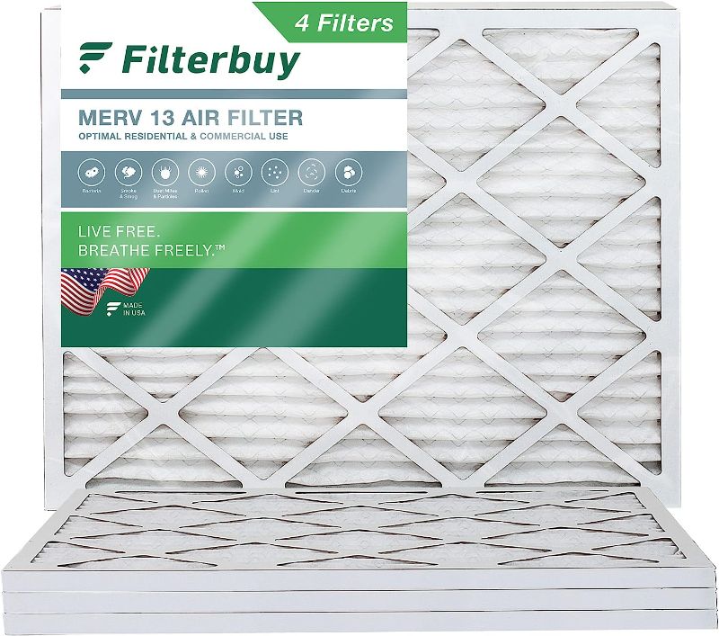 Photo 1 of  14x20x1 Air Filter MERV 8 Dust Defense (4-Pack), Pleated HVAC AC