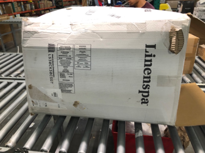 Photo 1 of Linenspa 3 Inch Convoluted Gel Swirl Memory Foam Mattress Topper - Promotes Airflow - Relieves Pressure Points - California King California King 3 Inch Topper Only