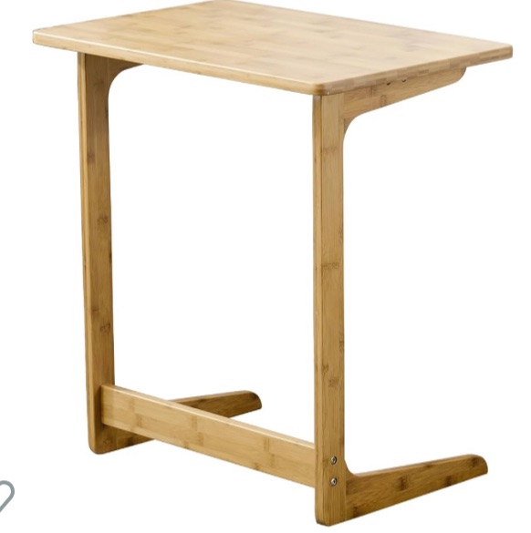 Photo 1 of 4.6 4.6 out of 5 stars 1,270 Reviews
Zoopolyn Tv Tray Table Bamboo Tv Dinner Table C Shaped end Table for Sofa Couch Laptop Living Room Bedroom Natural
