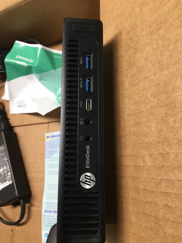 Photo 2 of HP EliteDesk 800 G2 Desktop Mini Business PC, Intel Quad-Core i5-6500T up to 3.1G,16G DDR4,240G SSD,VGA,DP,Win 10 Pro 64 bit-Multi-Language Support English/Spanish (Renewed)