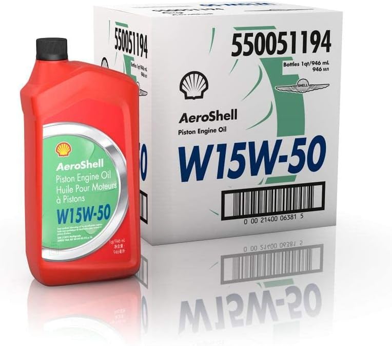 Photo 1 of AeroShell Oil W 15W-50-550050835 - 6x1 quart case
