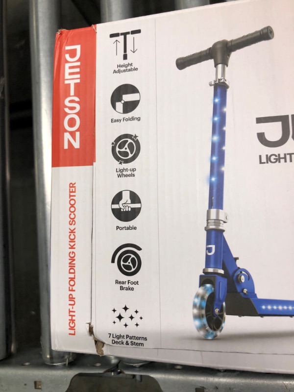 Photo 3 of Jetson LED Light-up Kids Kick Scooter Blue