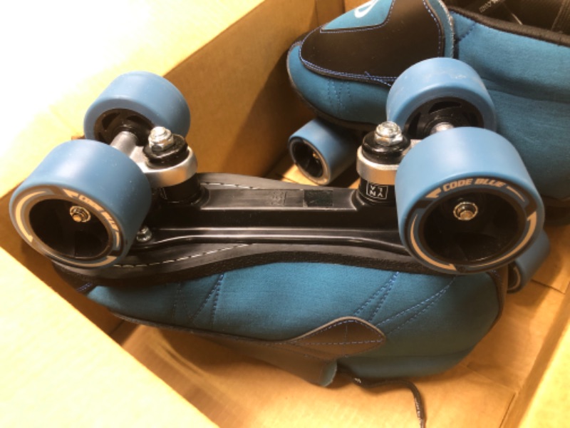 Photo 3 of VNLA Junior Code Blue Jam Skate for Men and Women - Indoor Unisex Roller Skate