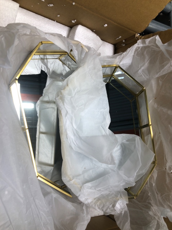 Photo 2 of 4.5 4.5 out of 5 stars 188 Reviews
3 Pieces Mirror Tray Metal Vanity Mirror Tray Rectangle Octagon Perfume Tray Mirror Makeup Tray Cosmetic Dresser Tray for Dresser Bedroom Bathroom Hotel, 3 Sizes (Gold, Octagon)
only 2