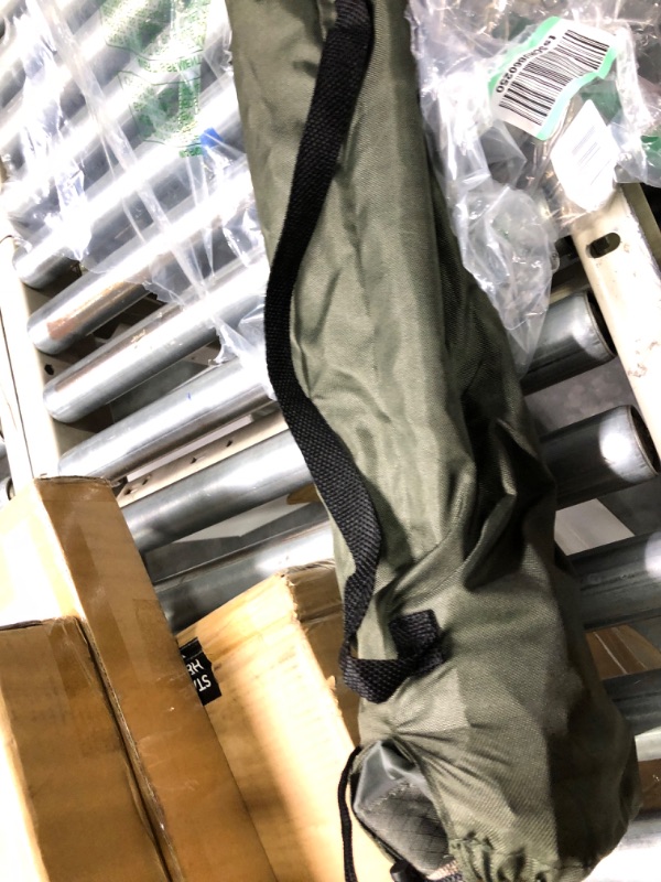 Photo 1 of ALKISS Portable Outdoor Camping Chairs Compact Folding Chair Foldable Chair Lawn Chairs Backpack with Side Pockets Camp Chair Lightweight for Hiking Beach Fishing Medium Khaki