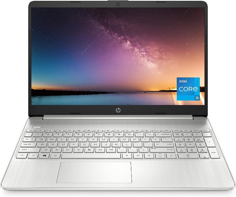 Photo 1 of HP15.6 Inch Laptop, Intel Iris Xe Graphics, 12th Generation Intel Core Processor, 8 GB RAM, 256 GB SSD & Lenovo Laptop Shoulder Bag T210, 15.6-Inch Laptop or Tablet, Sleek