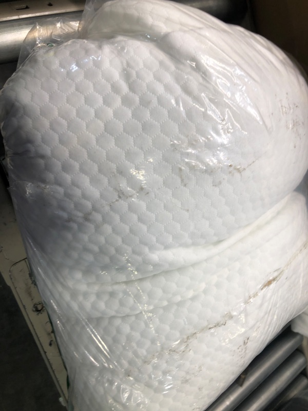 Photo 2 of AM AEROMAX Premium Queen Size - Customizable Shredded Memory Foam Pillow - Perfect for Back, Side, and Stomach Sleepers - Adjustable Firmness