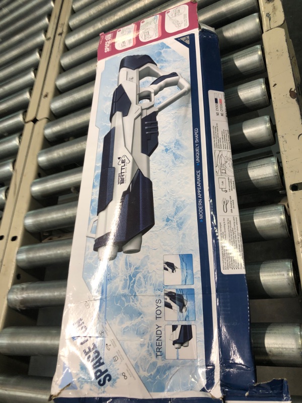 Photo 1 of Automatic Squirt Guns 810CC High Capacity 32 FT Powerful Water Toy Guns for Summer Swimming Pool Beach Children's Day Gift (Space Blue)