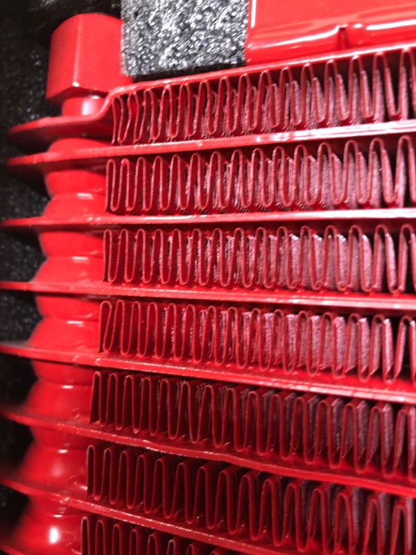 Photo 1 of Low Pressure Drop Transmission Oil Cooler LPD47391 4739 40,000 GVW with Mounting Hardware (Red)