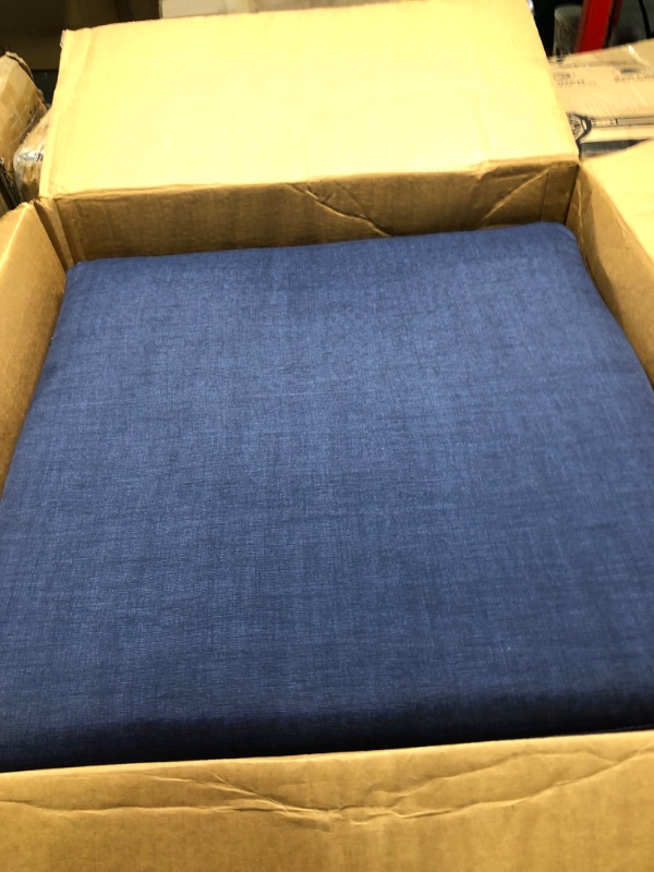 Photo 1 of Arden Selections Outdoor Deep Seating Cushion Set 24 x 24, Sapphire Blue Leala 24 x 24 Sapphire Blue Leala