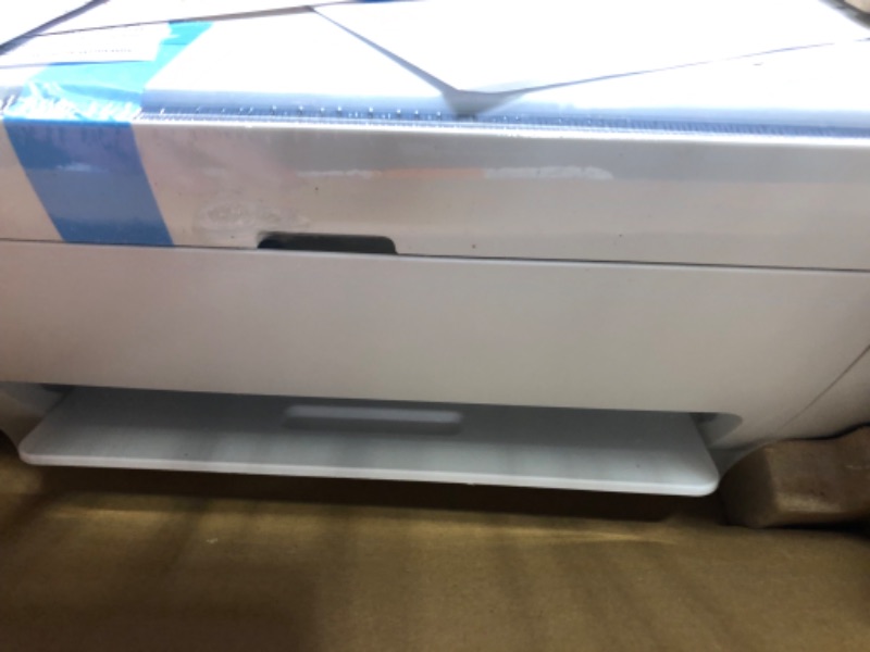 Photo 3 of HP DeskJet 2755e Wireless Color All-in-One Printer with bonus 6 months Instant Ink (26K67A), white