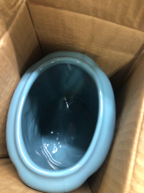 Photo 1 of American Atelier Blue Antique Set of 3 Canisters