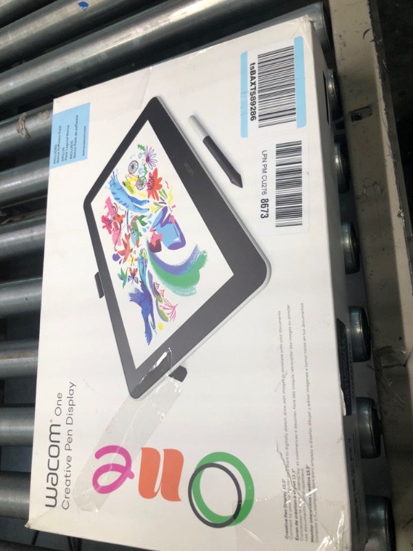 Photo 1 of Wacom One Drawing Tablet with Screen, 13.3 inch Pen Display & Drawing Glove, Two-Finger Artist Glove for Drawing Tablet Pen Display, 90% Recycled Material, eco-Friendly, one-Size (1 Pack) Display + Drawing Glove
