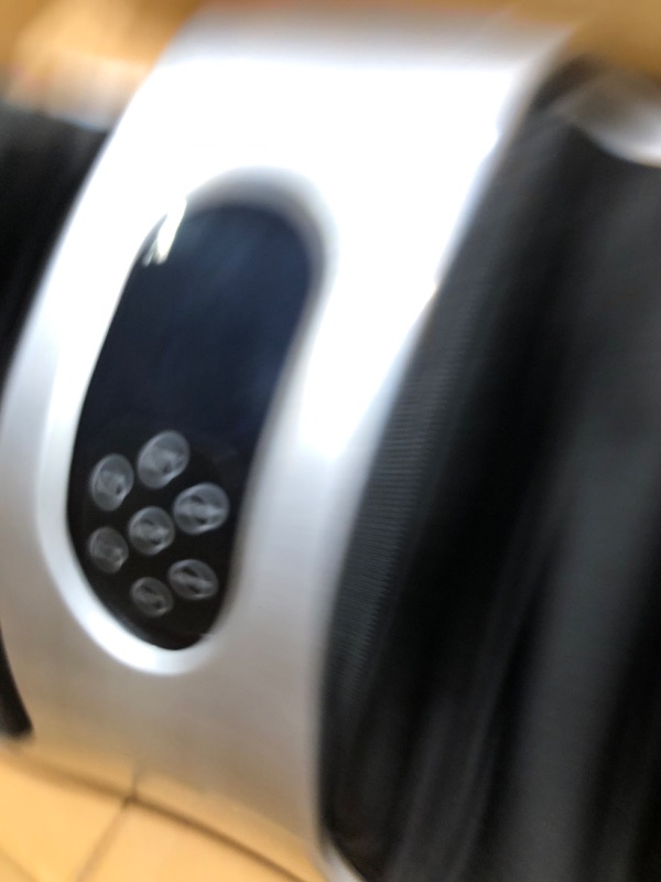 Photo 1 of TISSCARE Foot Massager-Shiatsu Foot Massage Machine w/ Heat & Remote 5-in-1 Reflexology System-Kneading, Rolling, Scraping for Calf-Leg-Ankle Plantar Fasciitis, Blood Circulation, Pain Relief Gray