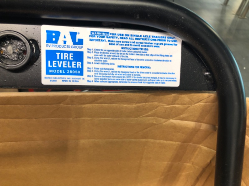 Photo 3 of BAL 28050 Light Trailer Tire Leveler