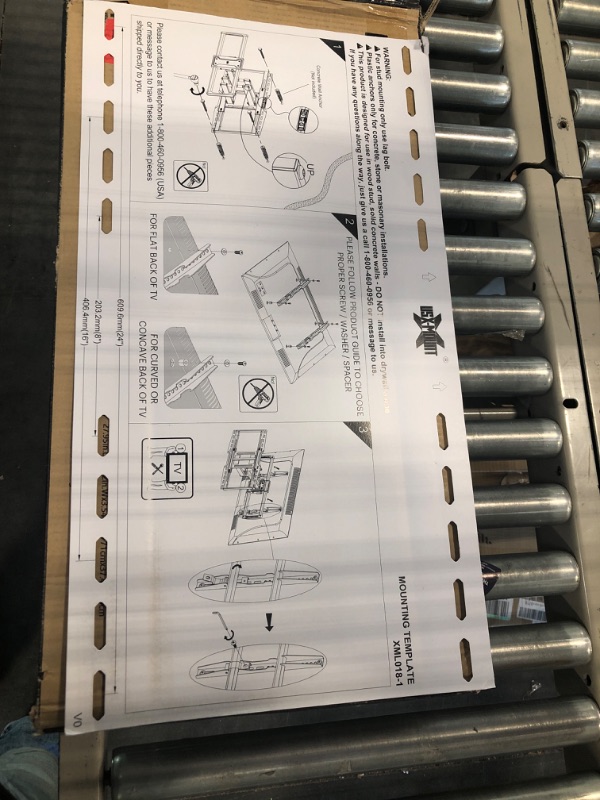 Photo 1 of full motion tv wall mount