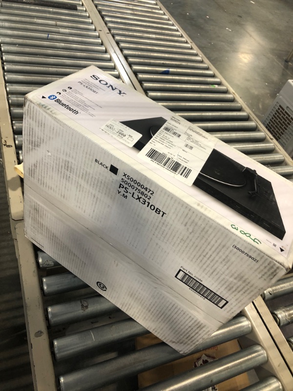 Photo 1 of Sony PS-LX310BT Wireless Turntable with Bluetooth Connectivity Bundle with Carbon Fiber Anti-Static Record Brush (2 Items)