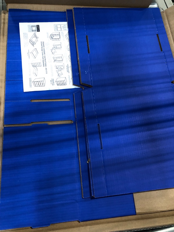 Photo 1 of Classroom Keepers 6-Shelf Organizer, Blue, 17-3/4"H x 12"W x 13-1/2"D, 1