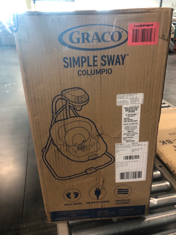 Photo 2 of Graco Simple Sway Abbington Baby Swing