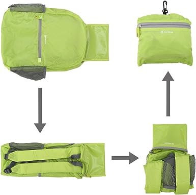 Photo 1 of 2 Packable Daypack Lightweight Water Resistant Outdoor Hiking 