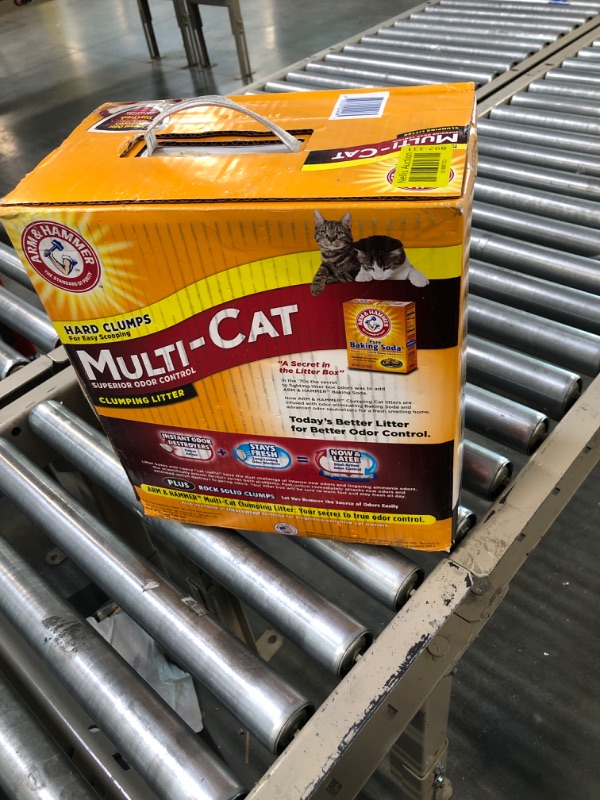 Photo 2 of Arm and Hammer Clumping Cat Litter, Multi-Cat Strength, 40 Pound Box