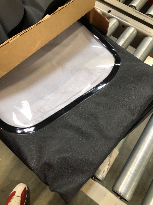 Photo 2 of Compatible With Mazda Miata Convertible Top with Plastic Window Black Cabrio 1989-2005