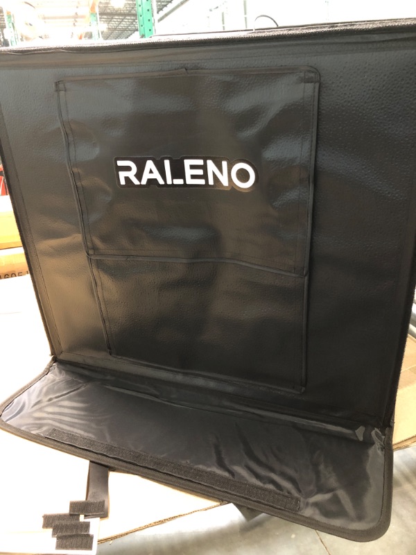 Photo 3 of RALENO Photo Studio Light Box,24"x23"x23" 60W Portable Professional Adjustable Brightness Shooting Tent Kit with 156 LED Lights 4 Colored Backdrops for Product Photography