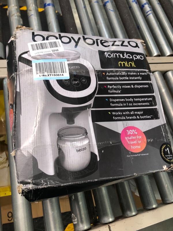 Photo 2 of Baby Brezza Formula Pro Mini Baby Formula Maker – Small Baby Formula Mixer Machine Fits Small Spaces and is Portable for Travel– Bottle Makers Makes The Perfect Bottle for Your Infant On The Go Formula Pro Mini Dispenser Machine