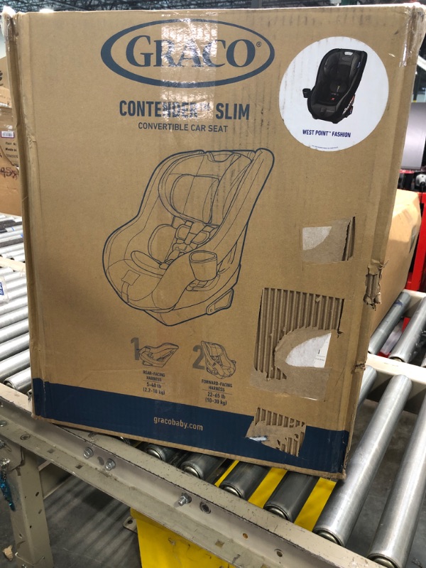 Photo 2 of Graco Contender Slim Convertible Car Seat, West Point