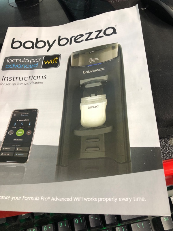 Photo 3 of Baby Brezza Formula Pro Mini Baby Formula Maker – Small Baby Formula Mixer Machine Fits Small Spaces and is Portable for Travel– Bottle Makers Makes The Perfect Bottle for Your Infant On The Go Advanced, WiFi