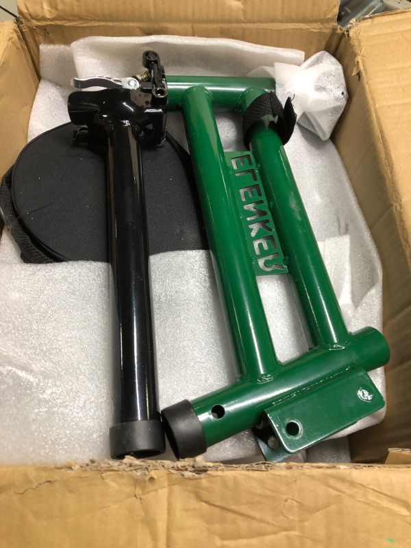 Photo 1 of ELENKER Adjustable Steerable Knee Scooter for Foot Injuries Ankles Surgery Medical Knee Walker Crutches Alternative Green
