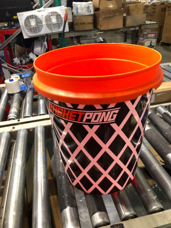 Photo 1 of BasketPong™ Giant Yard Pong X Basket Ball Game , Durable , Outdoor Game for Lawn, Backyard and Beach - Set Includes 12 Buckets, 2 Basket Balls and a Carrying Bag