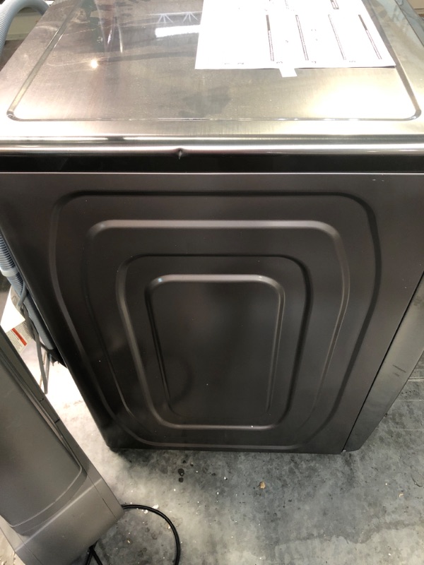 Photo 5 of Samsung DVE50R8500V 7.5 Cu. Ft. Smart Dryer with Steam Sanitize in Black (2019)