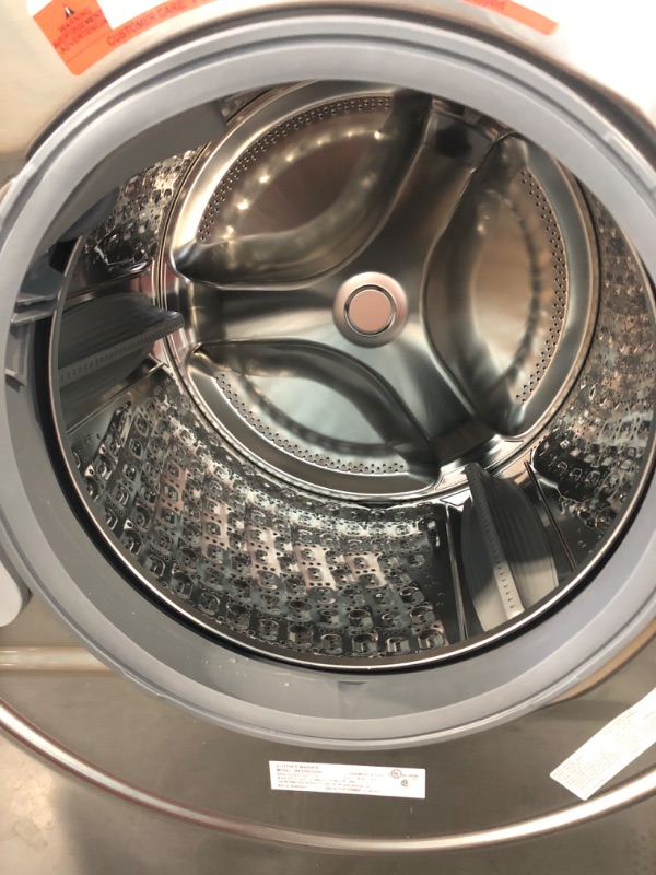 Photo 4 of Samsung DVE50R8500V 7.5 Cu. Ft. Smart Dryer with Steam Sanitize in Black (2019)
