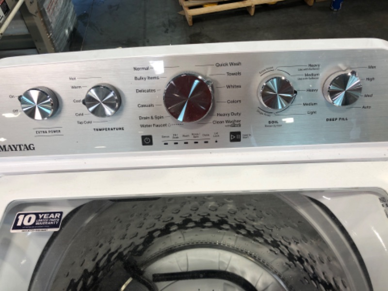 Photo 4 of maytag  Top Loading Washer 12Cycles, White