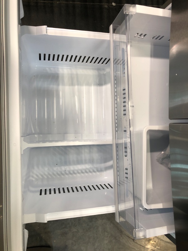 Photo 5 of B0B1G6DCTQ– Forte FFD18ES250SS 30inch 250 Series French Door Refrigerator with 17.5 cu. ft,Super Freezing, Total No Frost, Automatic Ice Maker, Holiday Setting, Energy Star,Stainless Steel