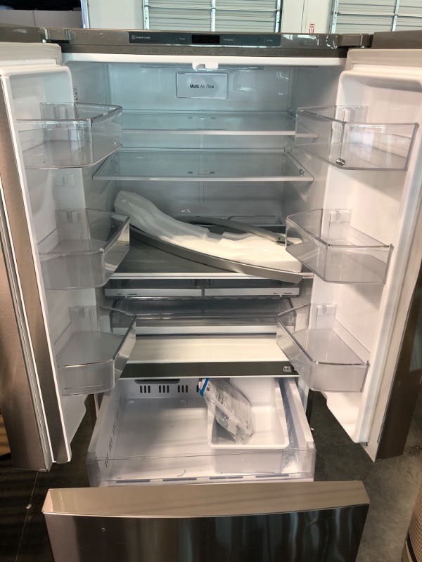 Photo 2 of B0B1G6DCTQ– Forte FFD18ES250SS 30inch 250 Series French Door Refrigerator with 17.5 cu. ft,Super Freezing, Total No Frost, Automatic Ice Maker, Holiday Setting, Energy Star,Stainless Steel