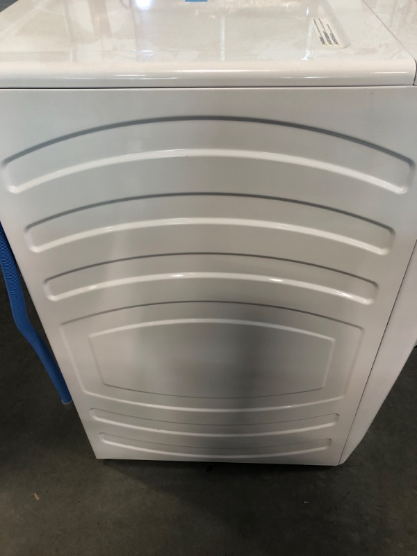 Photo 4 of GE GFW550SSNWW 28" Front Load Washer with 4.8 cu. ft. Capacity UltraFresh Vent System with OdorBlock Microban Antimicrobial Technology and Built-in WiFi in White